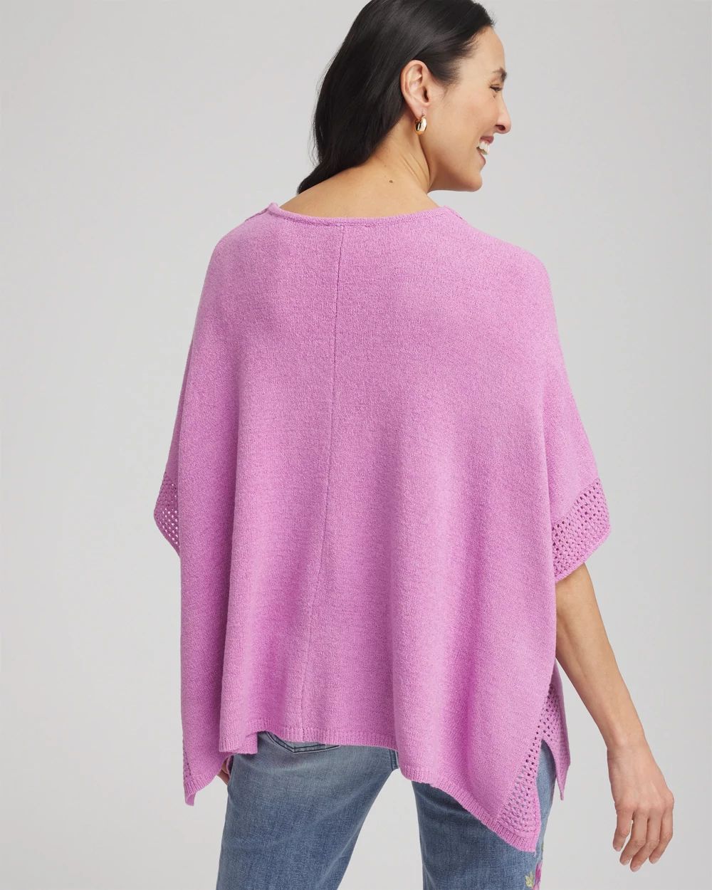 トップス S'YTE FRENCH TERRY RANDOM STITCH PONCHO S'YTE FRENCH TERRY RANDOM STITCH PONCHO FRENCH TERRY RANDOM STITCH